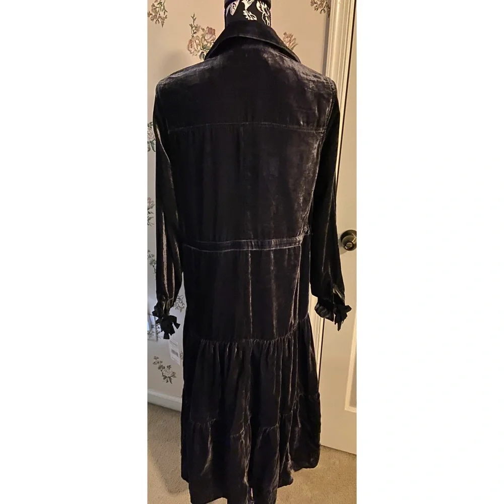 Free People Velvet Duster/Overcoat - Picture 2 of 3